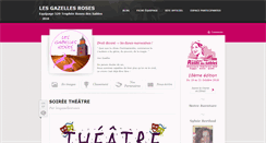 Desktop Screenshot of lesgazellesroses.trophee-roses-des-sables.org