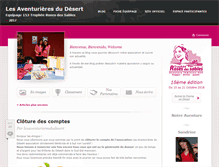Tablet Screenshot of lesaventurieresdudesert.trophee-roses-des-sables.org
